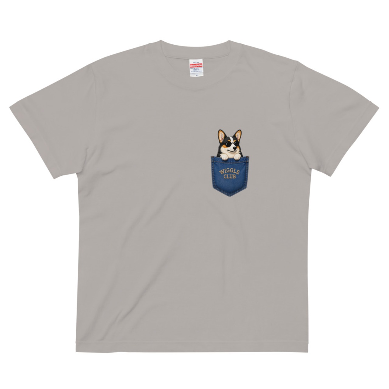POCKET WIGGLE Tee -Black Tan-　[T0024]