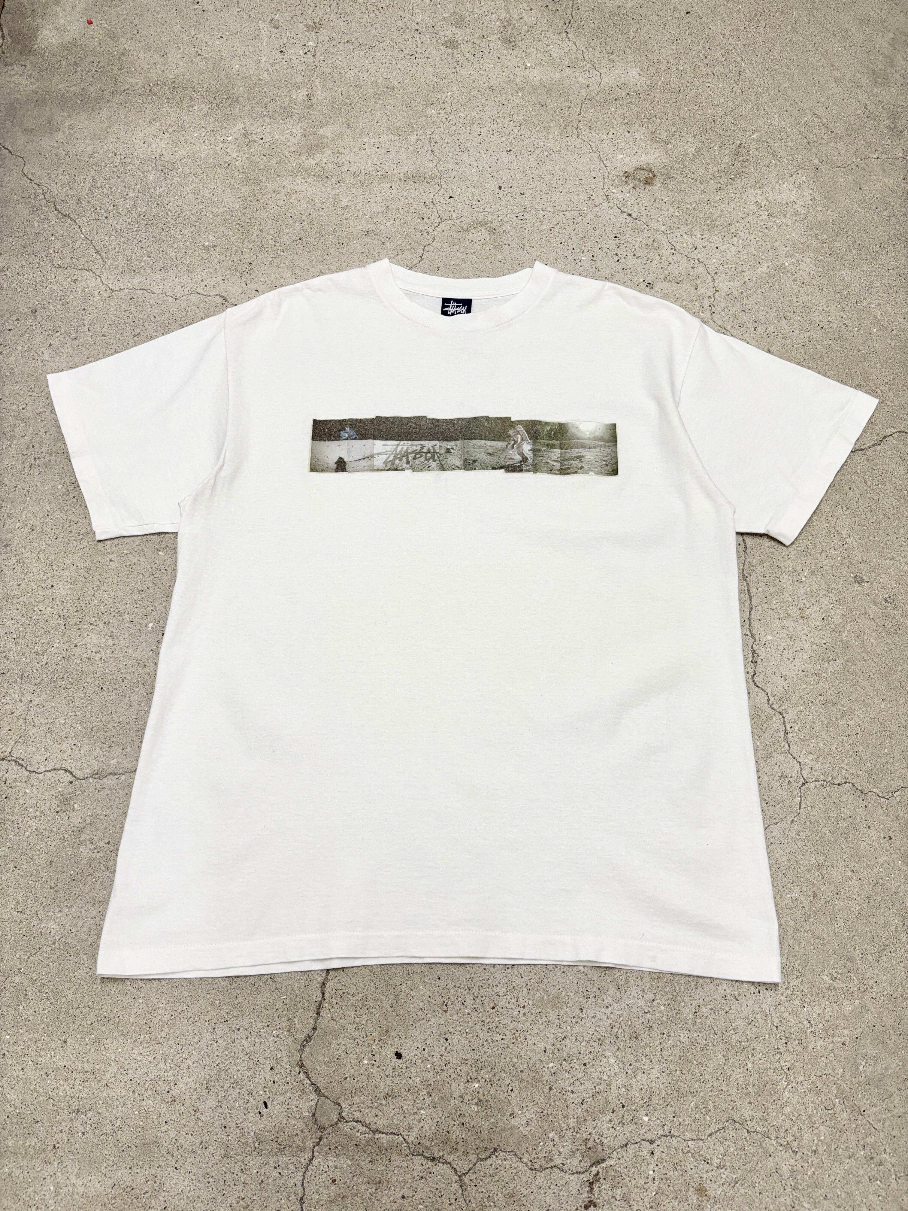 00s OLD STUSSY × MASH SF/Photo print Tee/XL/フォトプリントT/T