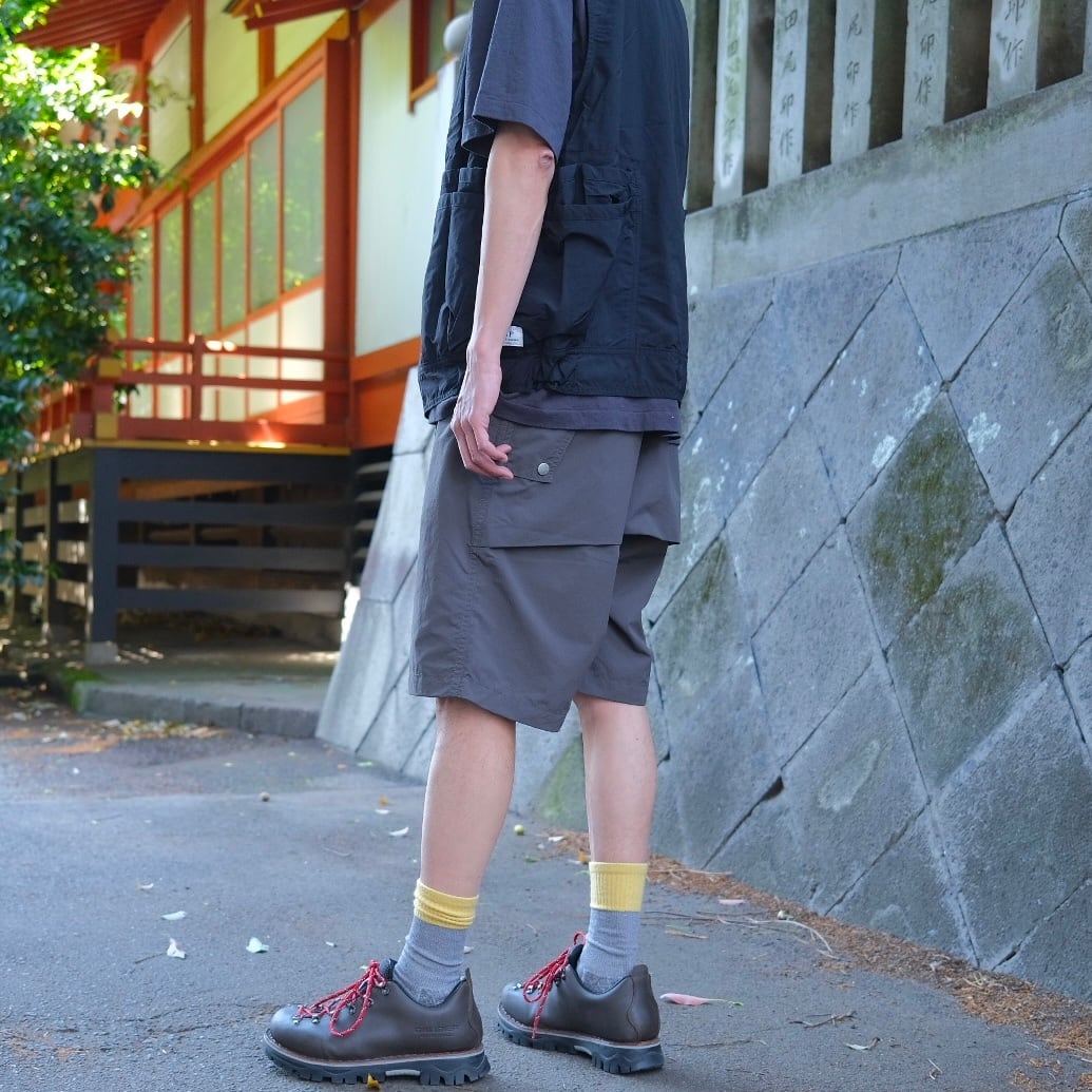 SASSAFRAS(ササフラス) Seed Bomb Pants 1/2-Charcoal-SF-262358)