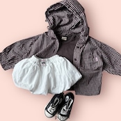 PEPPER 26/SP Playful hooded windbreaker