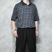 custom draw cord ocean pacific pattern polo shirt