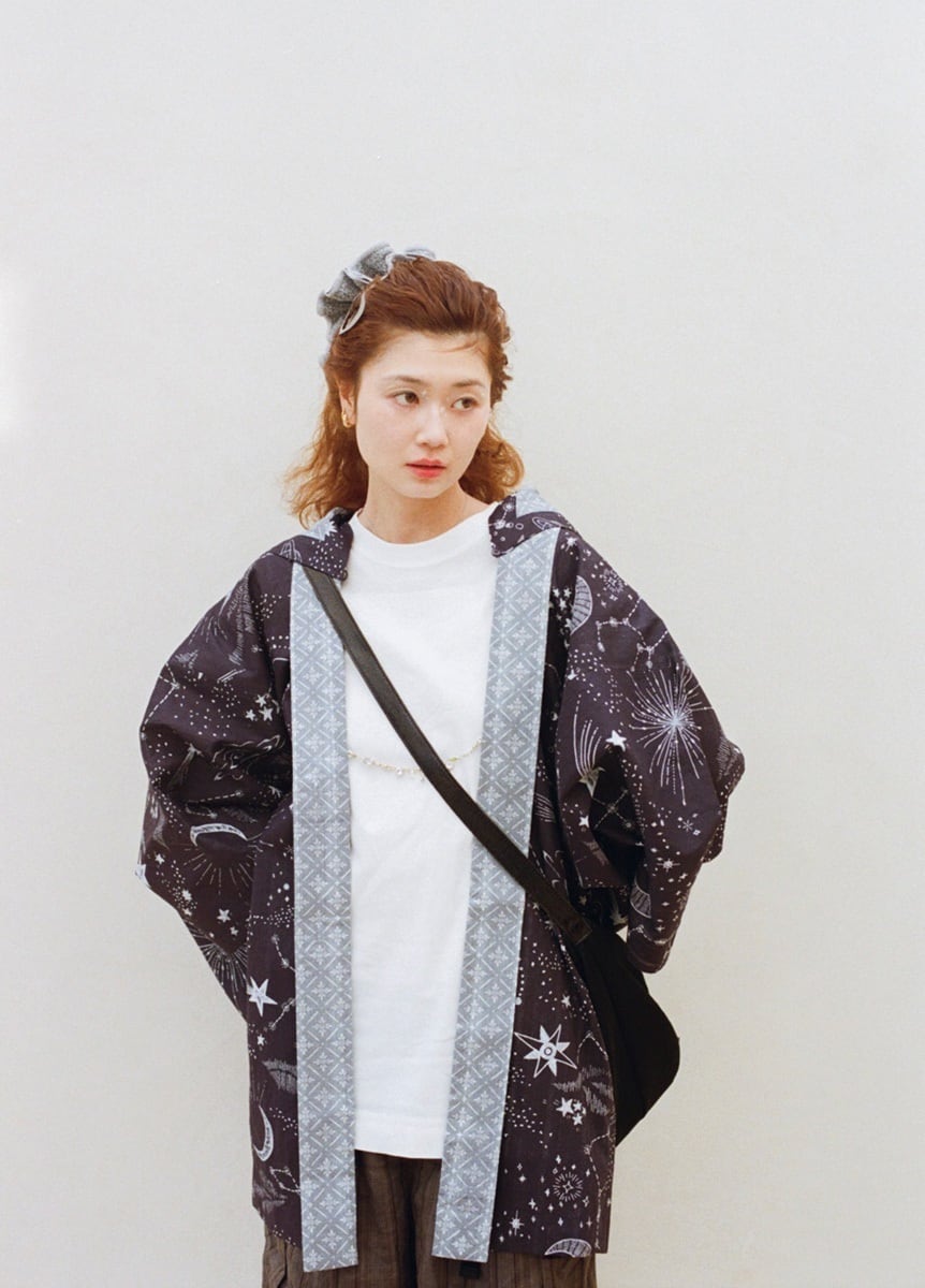 ゆかた / 両面染め / cosmo navy | KIMONO ARCH - OFFICIAL ONLINE STORE