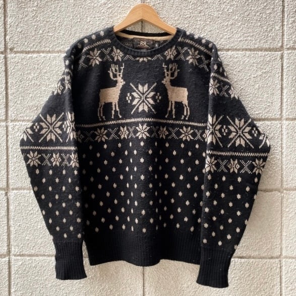 L★NORDIC SWEATER / BLACK ☆ニット/セーター