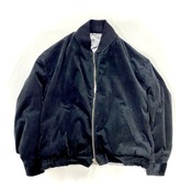 【bomber017】M sizeリバーシブル中綿ボンバー Velour × original print MIX BOMBER JACKET