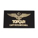 米海軍グッズ　アメリカ海軍　TOP GUN仕様 レザーネーム「燦吉 さんきち SANKICHI」