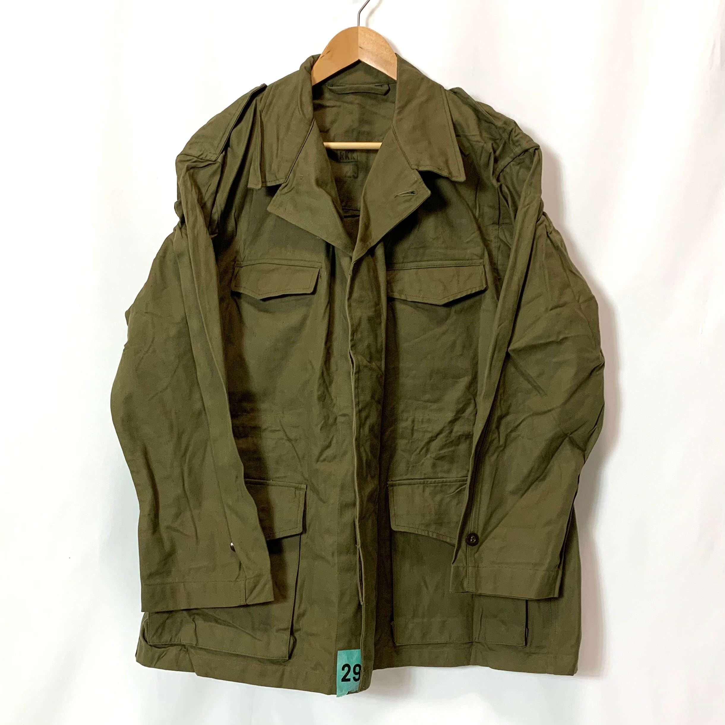 vintage old french military jacket 50s deadstock M-47 フランス軍 ...