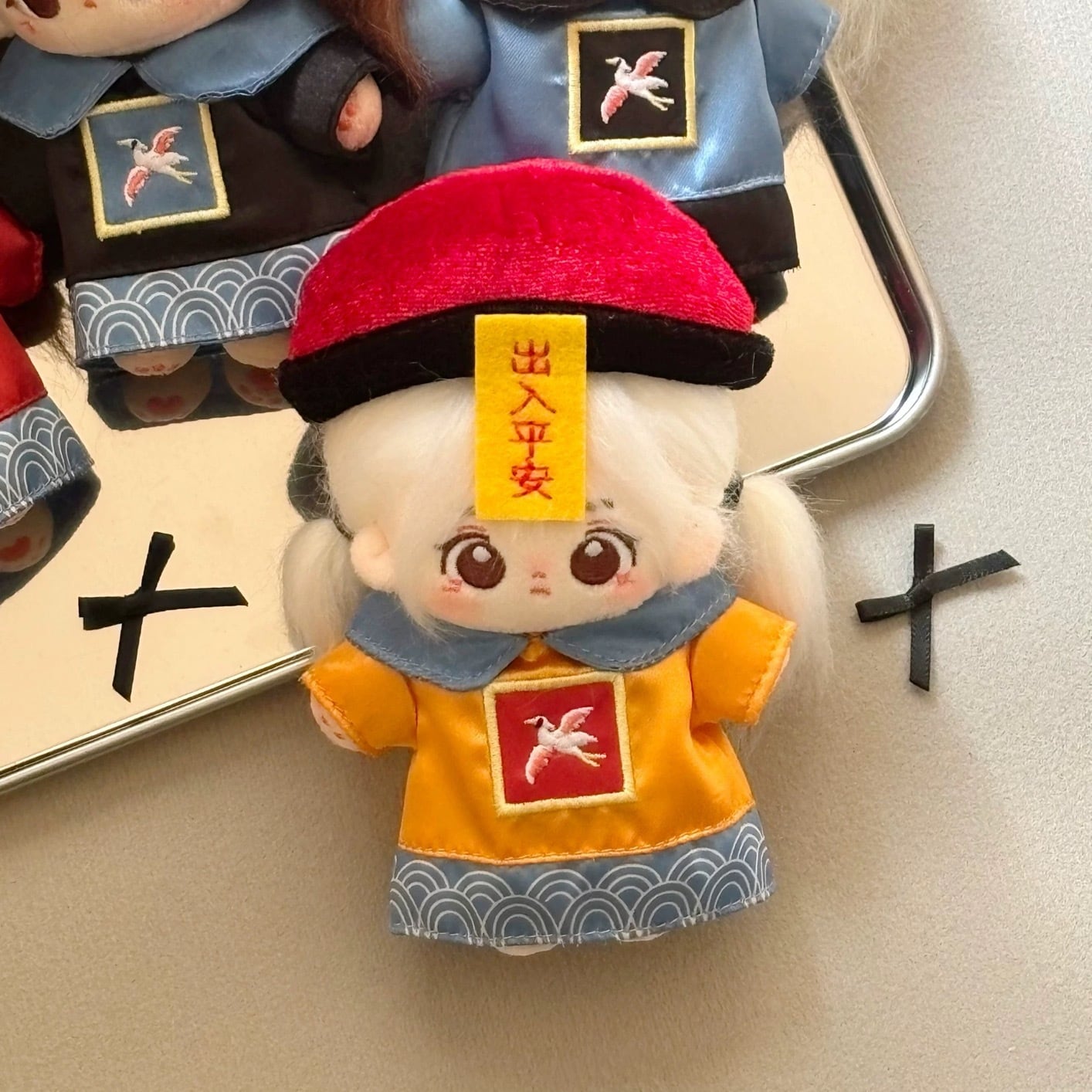 10cmぬい服】キョンシーコーデ 棉花娃娃 labubu用お洋服｜fuji berry