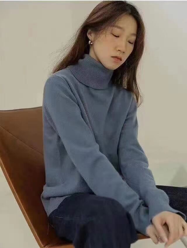 袖口スリット入り　ハイゲージニット　AJ2205−D04