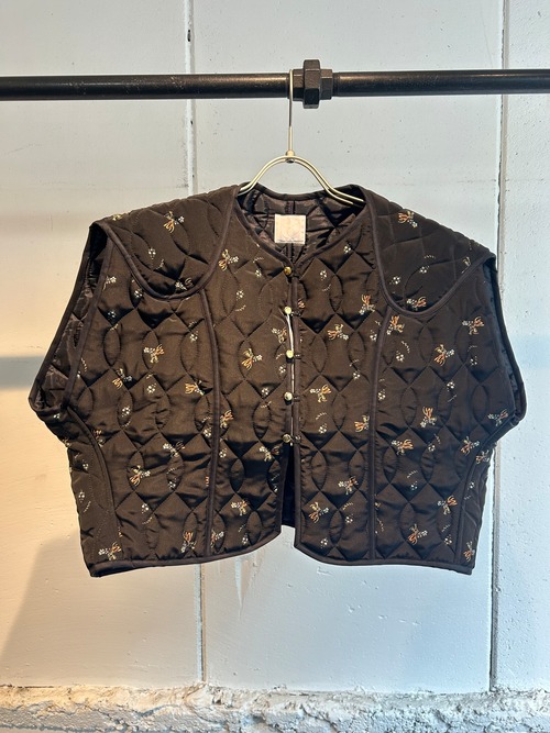 DECO  flower quil vest