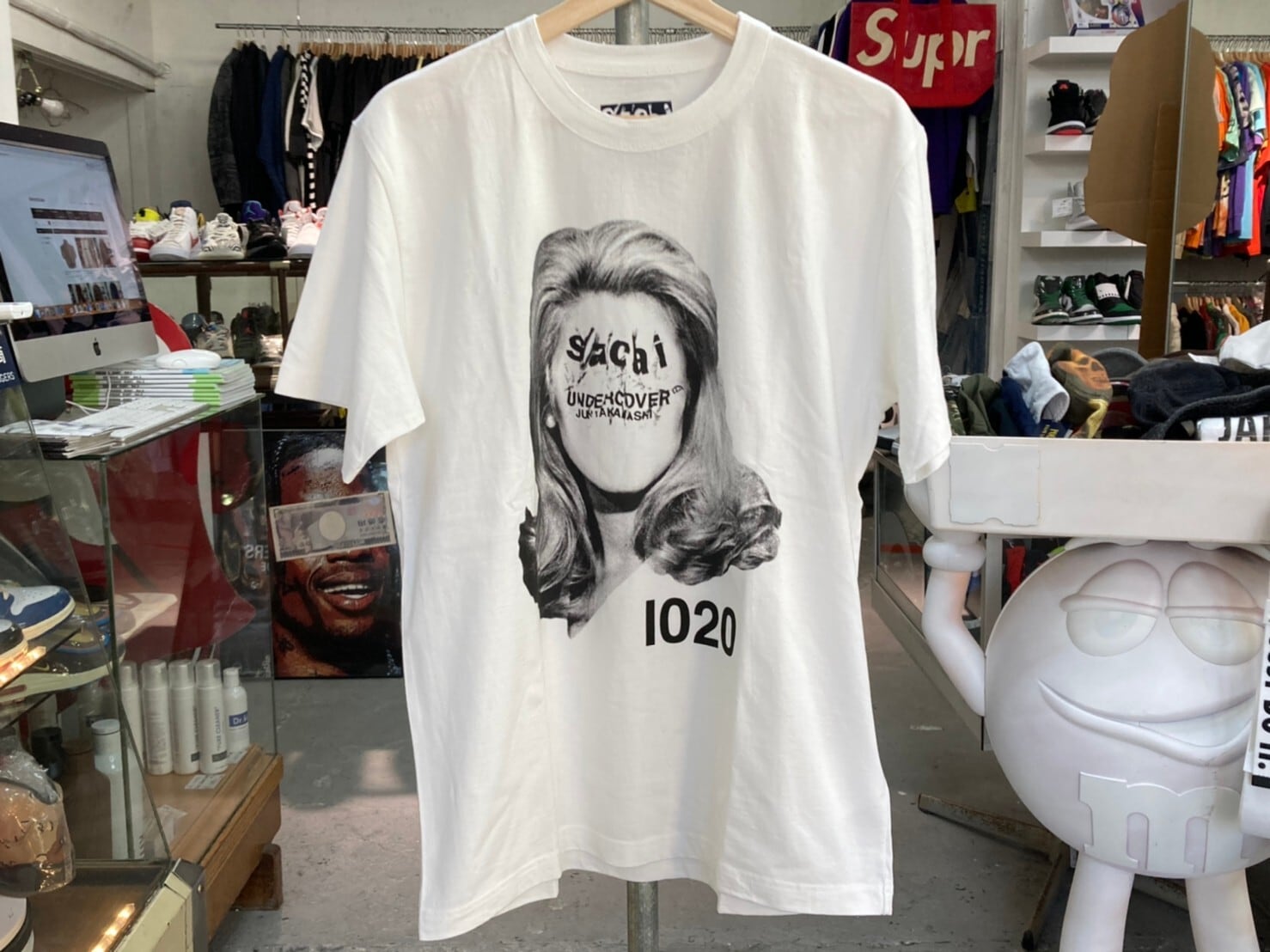 UNDERCOVER × sacai HEAD TEE OFF-WHITE 2 42.5JL1369 | BRAND BUYERS 