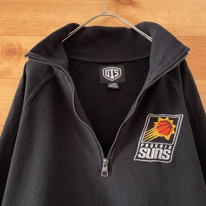 【GTS】NBA Phoenix Suns バスケ ハーフジップ スウェット 刺繍ロゴ ワンポイント アメリカ古着