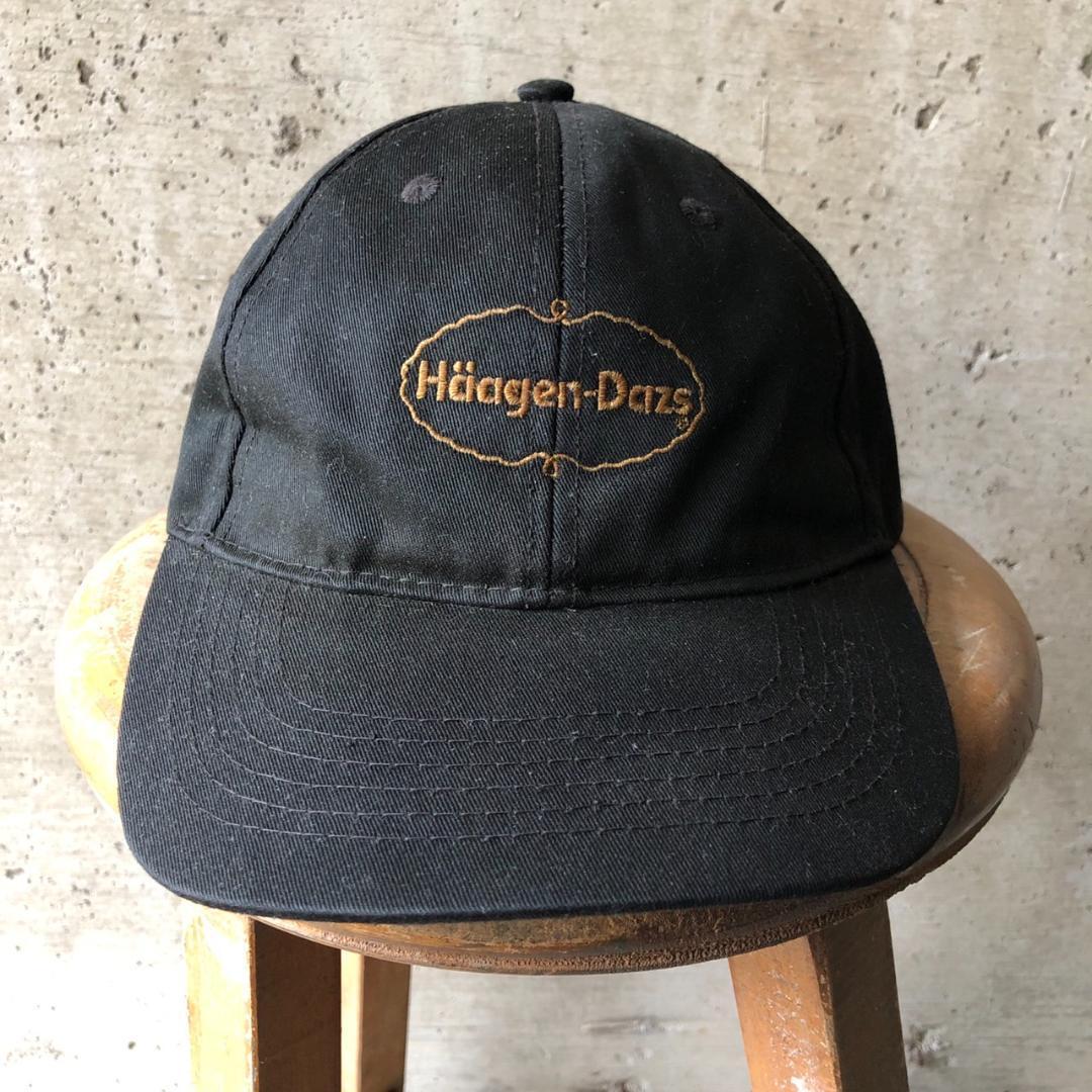 XZ661 帽子 トラッカーキャップ ハーゲンダッツ haagen dazs 黒