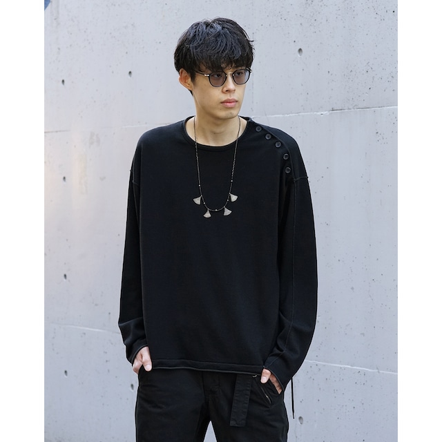 [The Viridi-anne] (ザヴィリディアン) VI-3979-07 WOOL/COTTON PO SWEATER