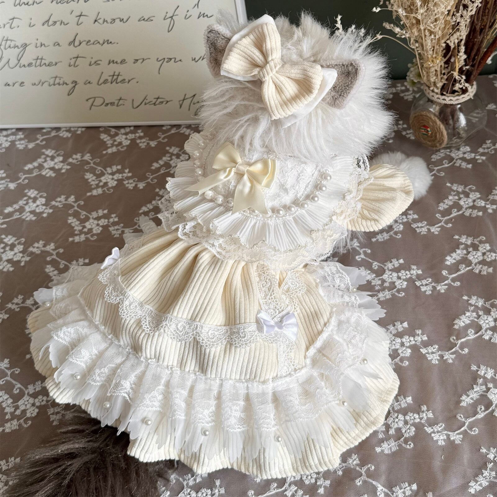 ミルキーホワイトプリンセス&リボンセット 00969