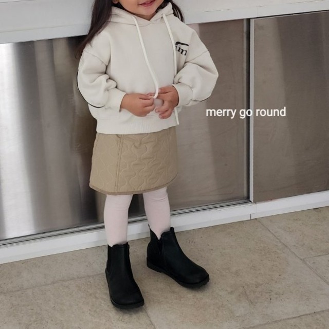 [merry go round] quilted skirt