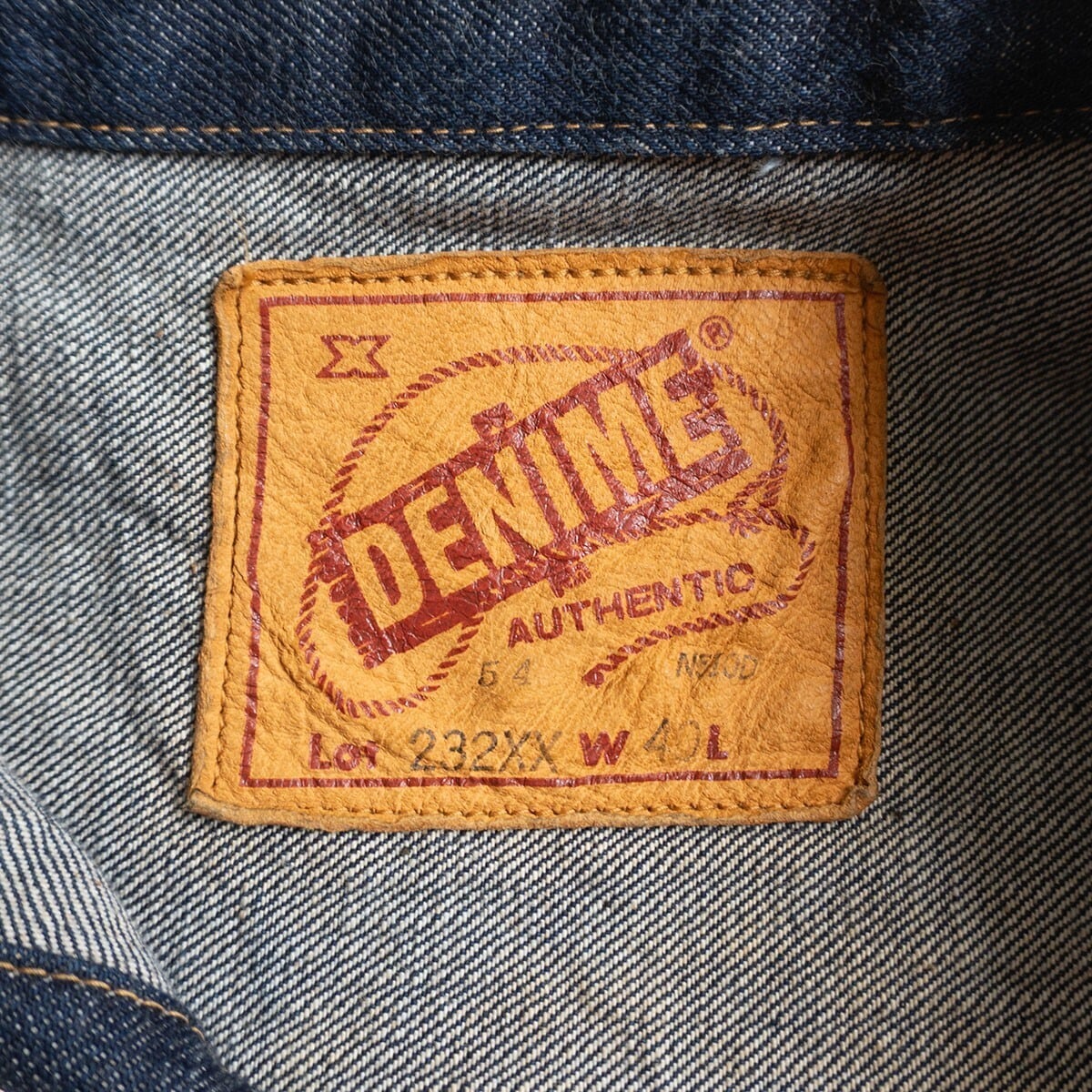美品/濃紺】DENIME 【× WAREHOUSE 507 2nd type デニム 美品/濃紺】DENIME 【× WAREHOUSE 507 2nd type デニム