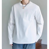 レイヤード風 クルーネックカットソー af0354