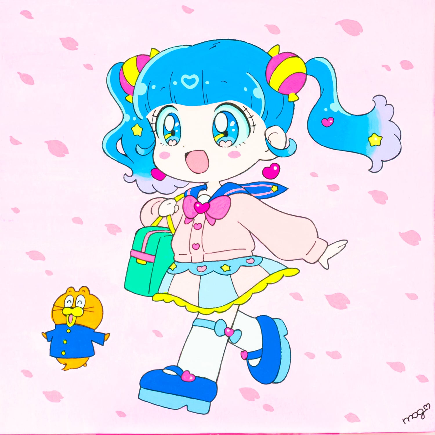 会場売約済】 mog 原画 33 「April」 | TOKYO PiXEL. shop & gallery