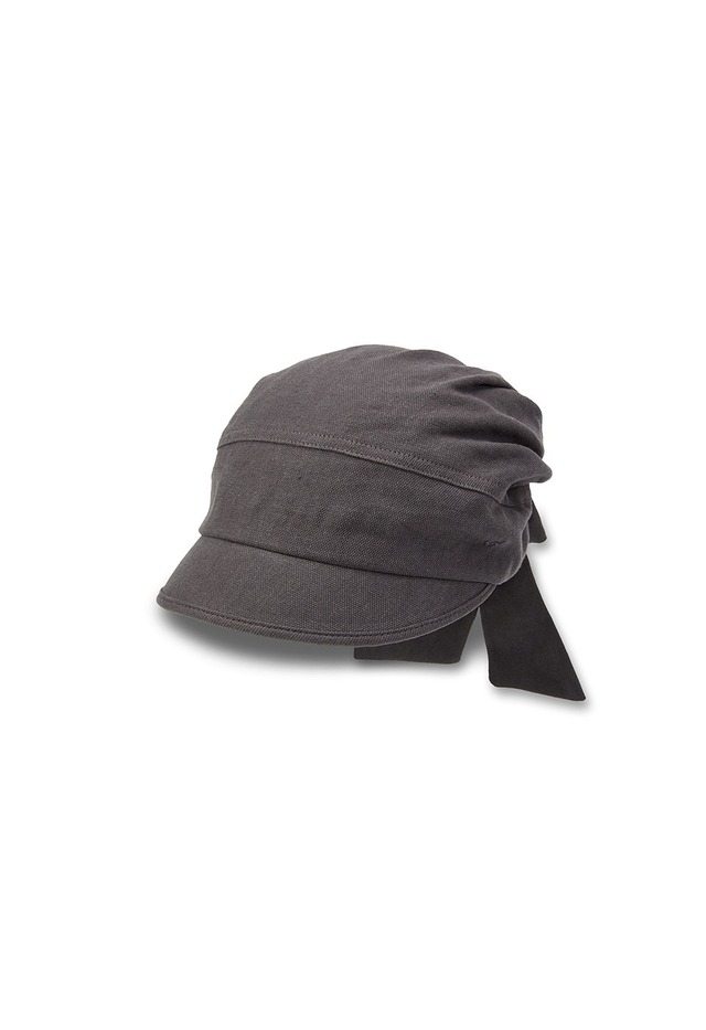 [OPEN YY] LINEN TIE-UP HAT, CHARCOAL 正規品 韓国ブランド 韓国通販 韓国代行 韓国ファッション オープン ワイワイ 日本 店舗
