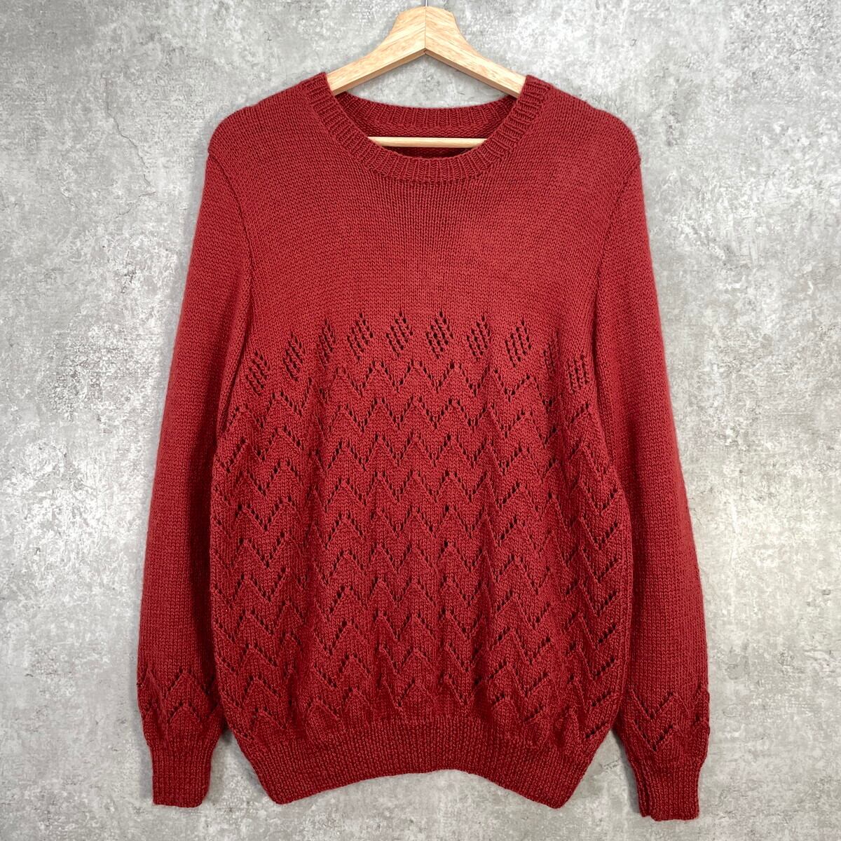 UNKNOWN クロシェット ニットセーター レディースM相当 古着 VINTAGE