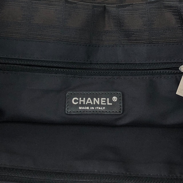 CHANEL シャネル ニュートラベルライン トートバッグ ブラウン ナイロン レザー トートバッグ vintage ヴィンテージ オールド fxv5jr