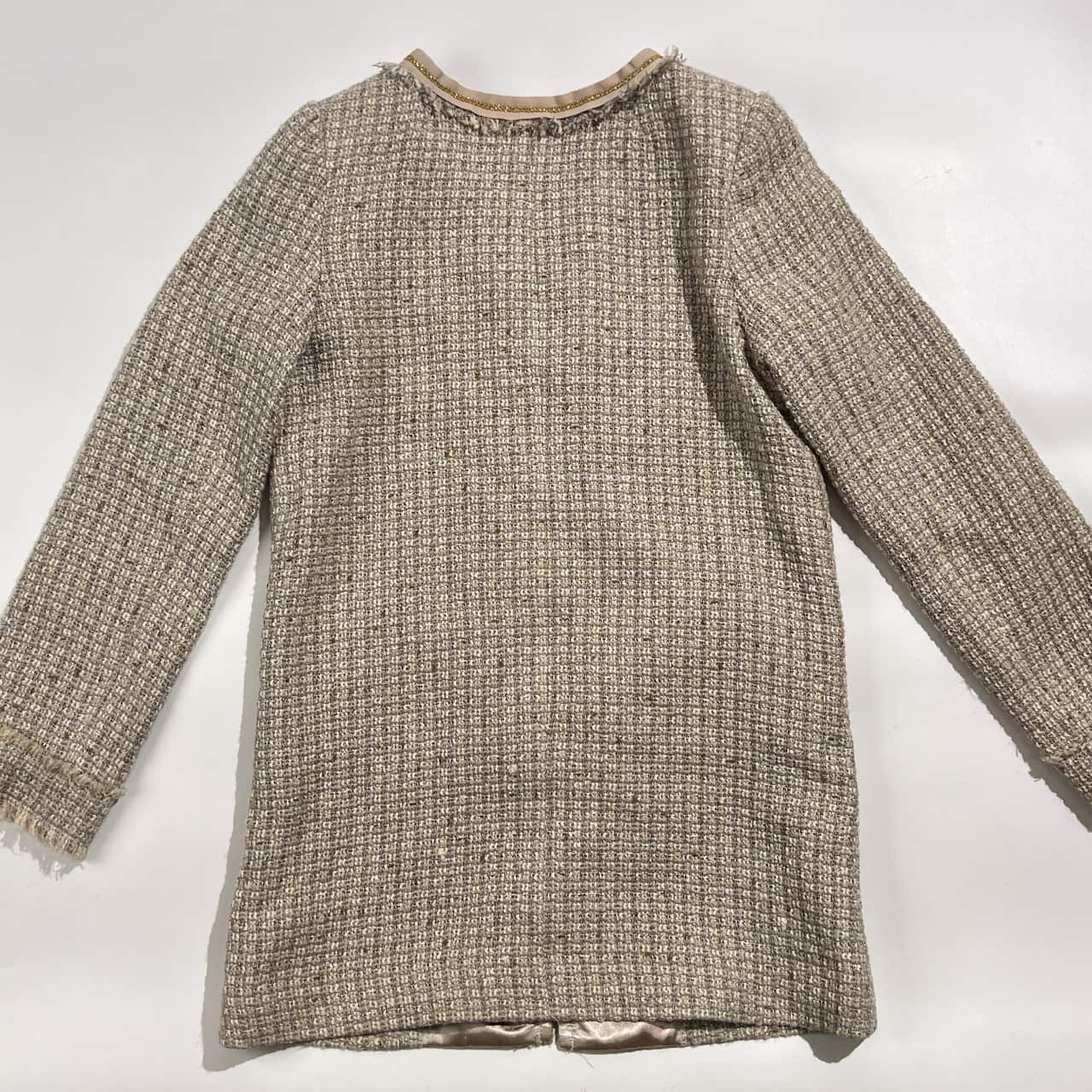 Rhythm of life UNITED ARROWS ユナイテッドアローズ ツイード ノーカラー ジャケット M/レディース