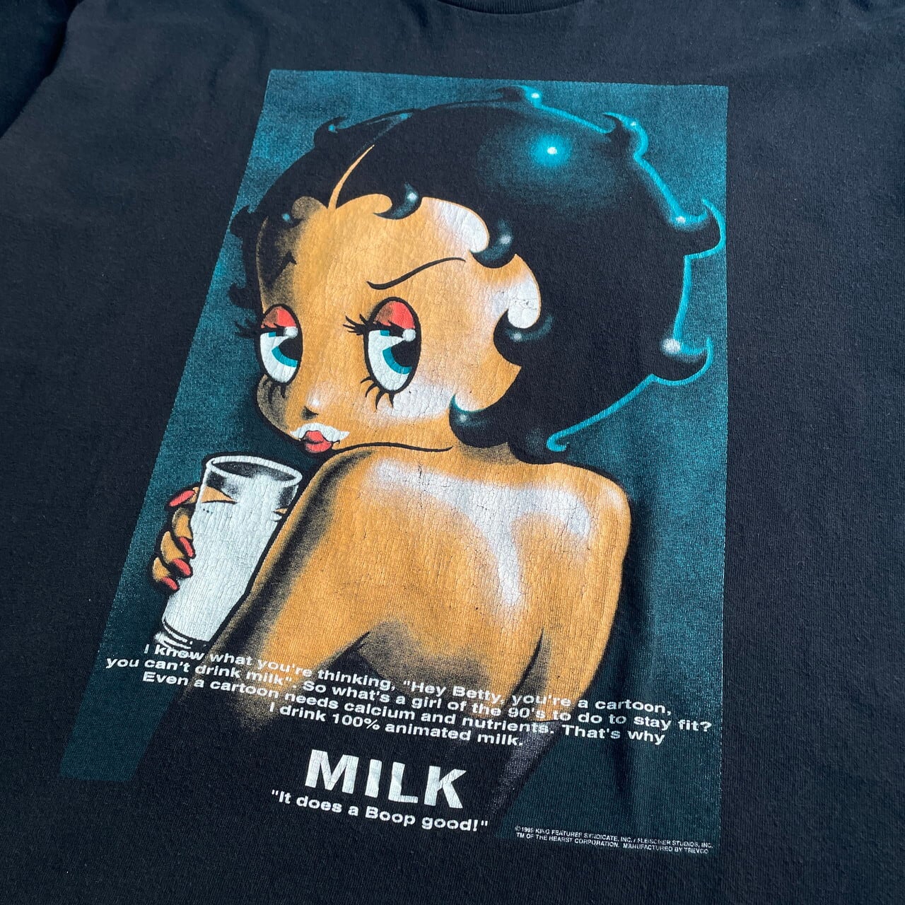 90年代 BETTY BOOP ベティーちゃん got milk? パロディ キャラクター ...