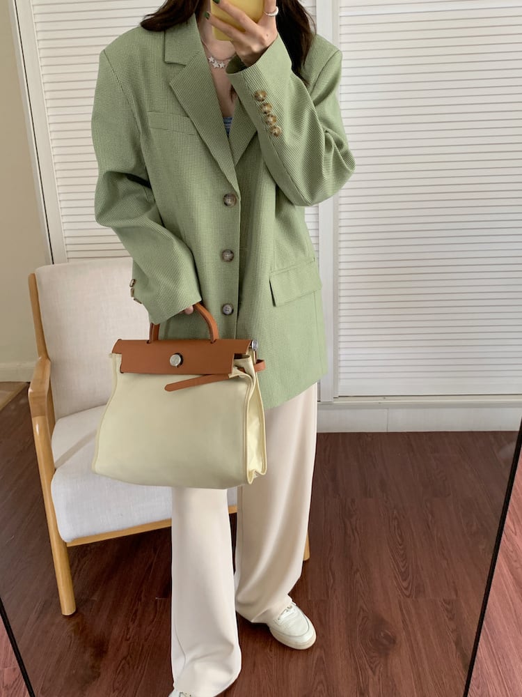 ジャケット スプリングオータムルーズ レッド 春物 秋物 ビッグFスモールZ韓国51189496866