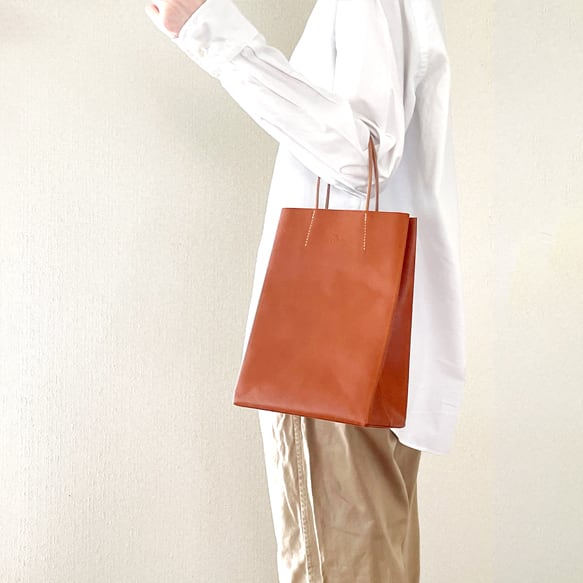 大人の革袋 S・コニャック[受注制作品] | PAY ID