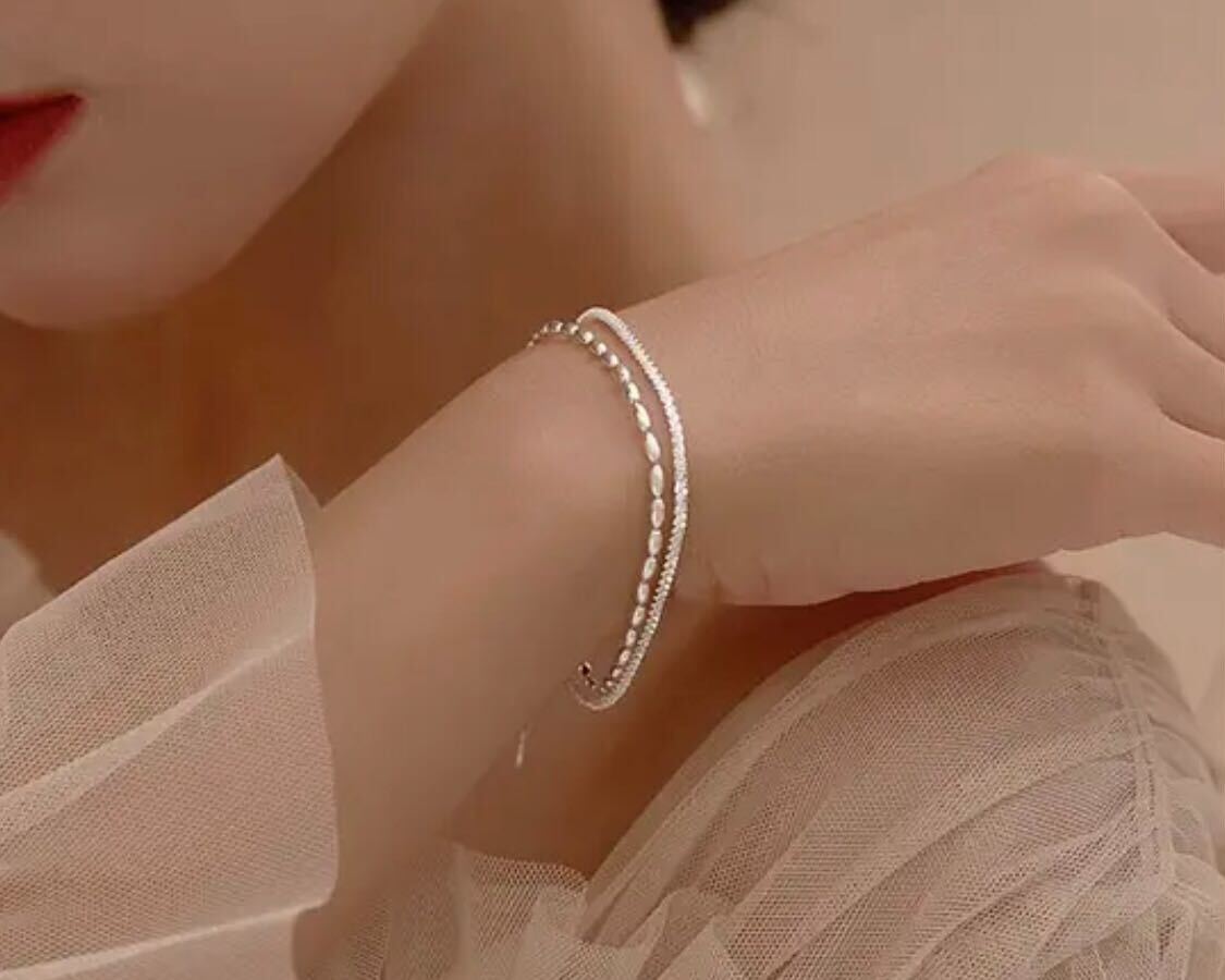 【2】ブレスレット / 2連 / サイズフリー