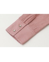 Patch pocket long sleeve shirt L0143