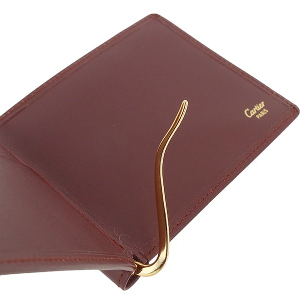 Unused CARTIER カルティエ マネークリップ 二つ折り マスト ドゥ