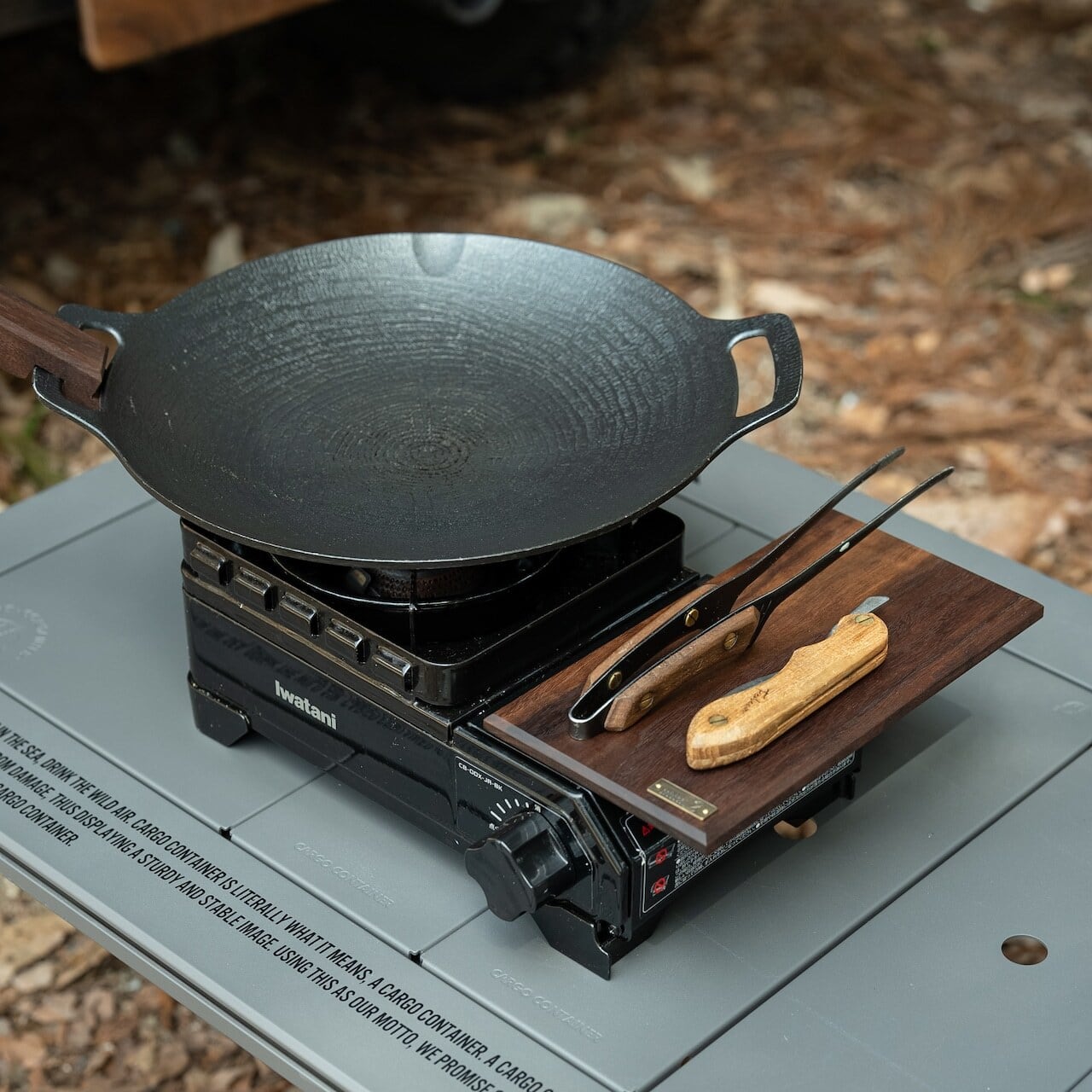 37CAMP フラット五徳 鉄製黒染め加工 | OLIVE OUTDOOR EQUIPMENT