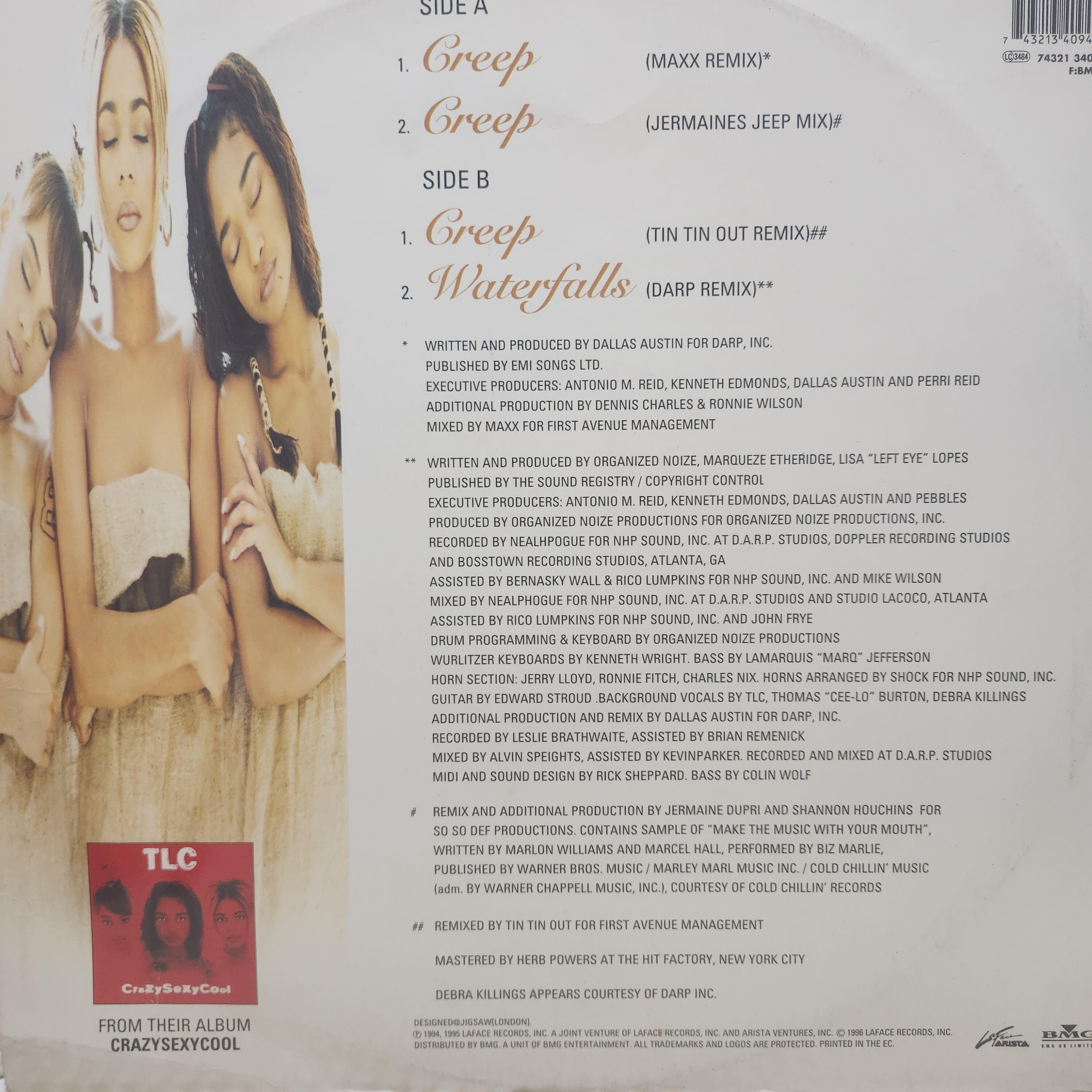 TLC / Creep '96 [74321 34094 1] - 画像2