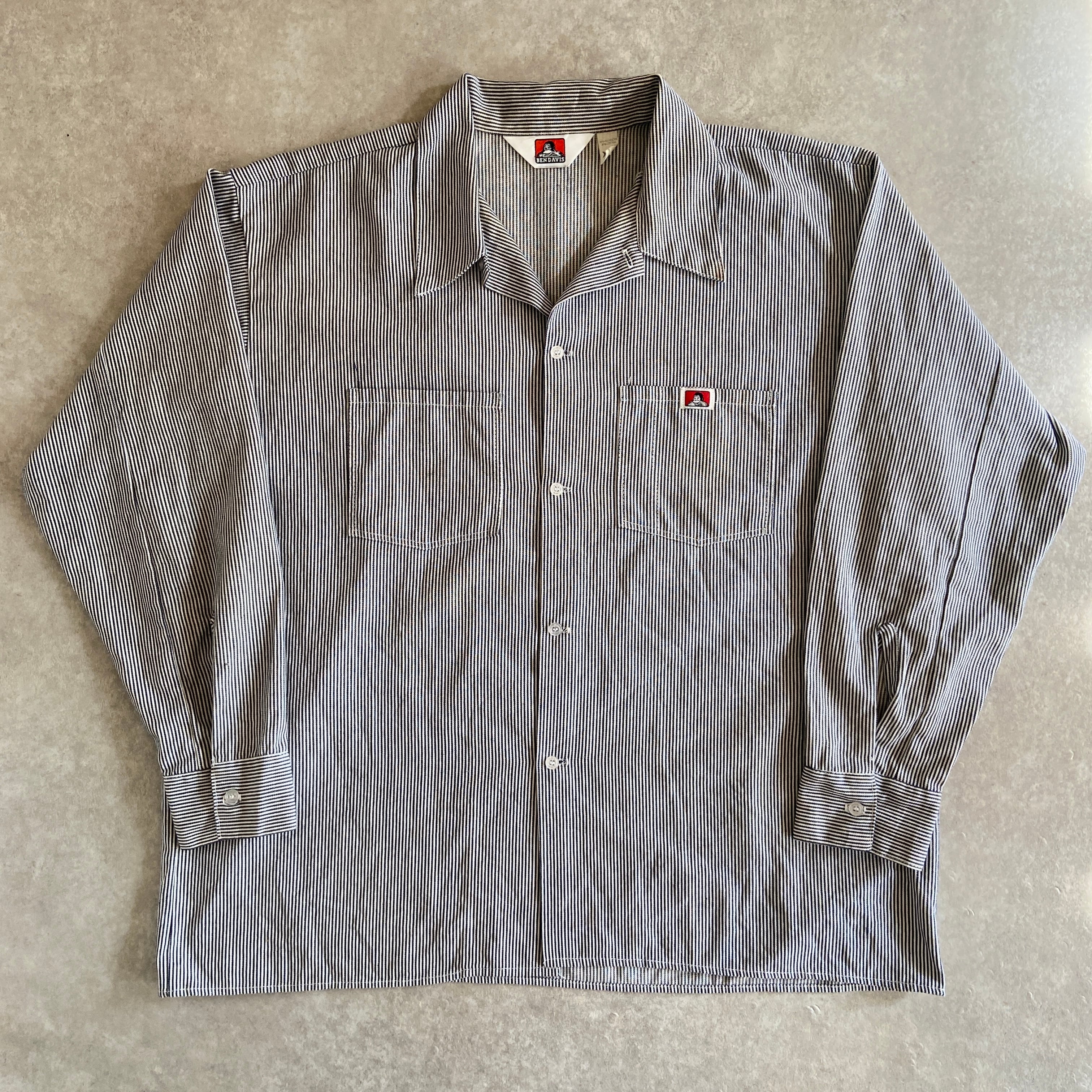 1990s BEN DAVIS Hickory Jacket XXL Made in USA