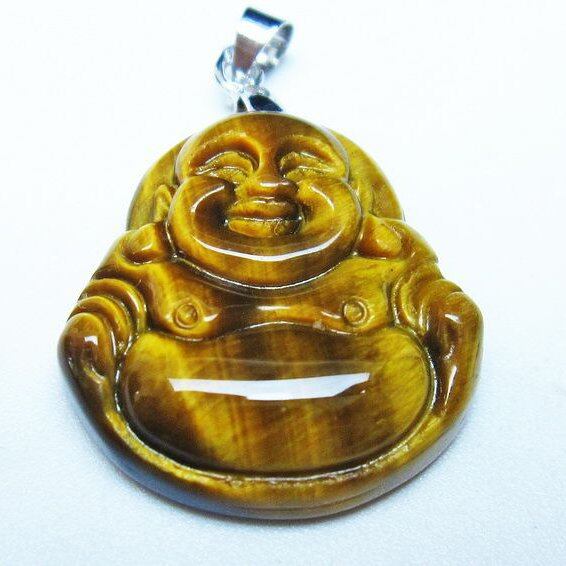 イエロータイガーアイ ペンダント 布袋様 タイガーアイ 一点物 メール便可 [M便 1/20] 112-11400