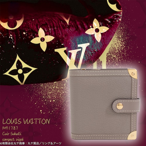 ルイ・ヴィトン：コンパクト・ジップ／スハリ(ヴェローネ)／M91787／Louis Vuitton Cuir Shali Compact Zippé Vérone Compact Zippe