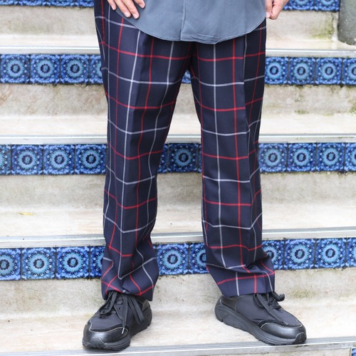 .Burberrys CHECK PATTERNED WOOL SLACKS PANTS/バーバリーズチェック柄ウールスラックスパンツ 2000000034652