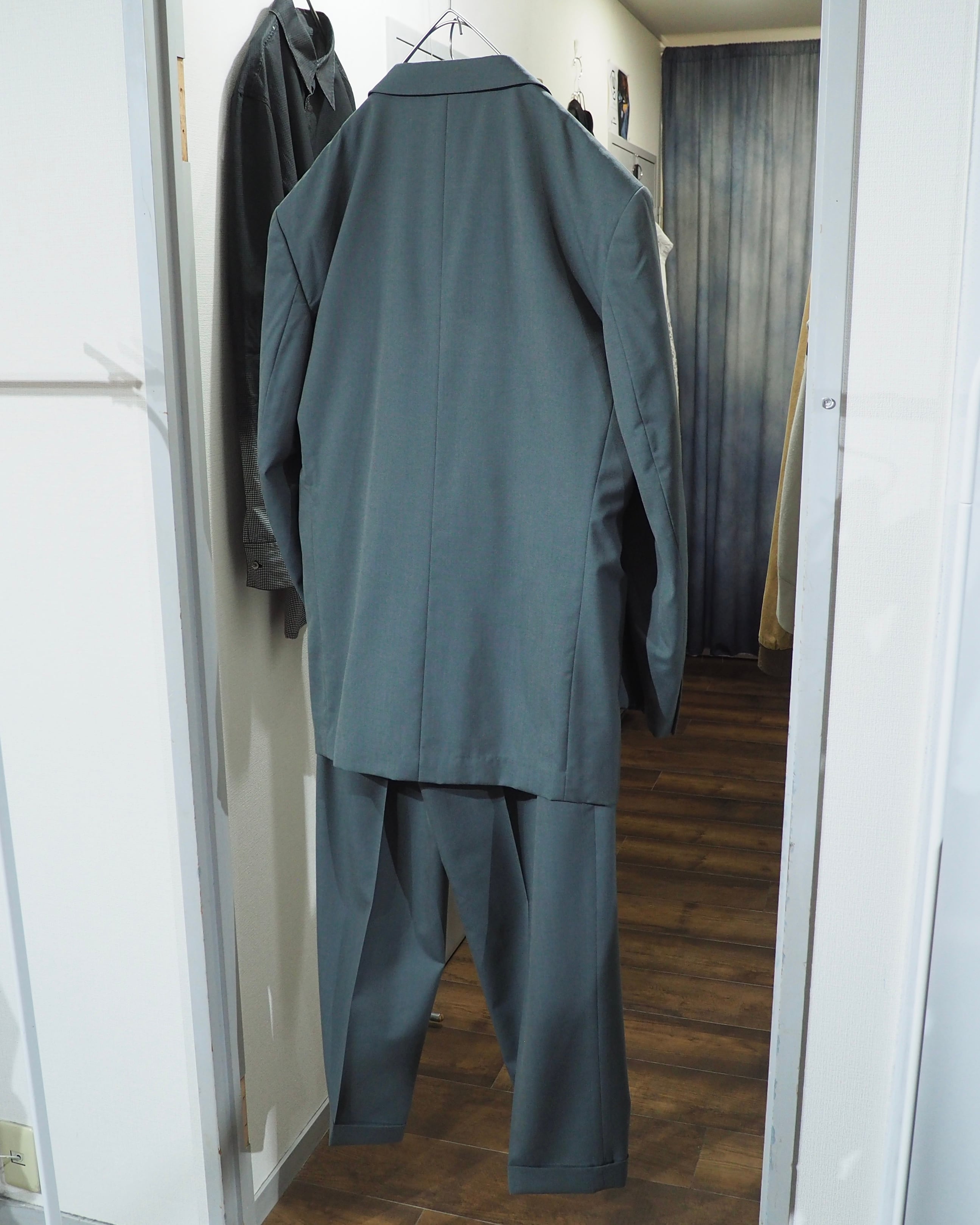 1980 - 90s " SUIVI HOMME " Beautiful Sage Green Color Special Vintage Set up