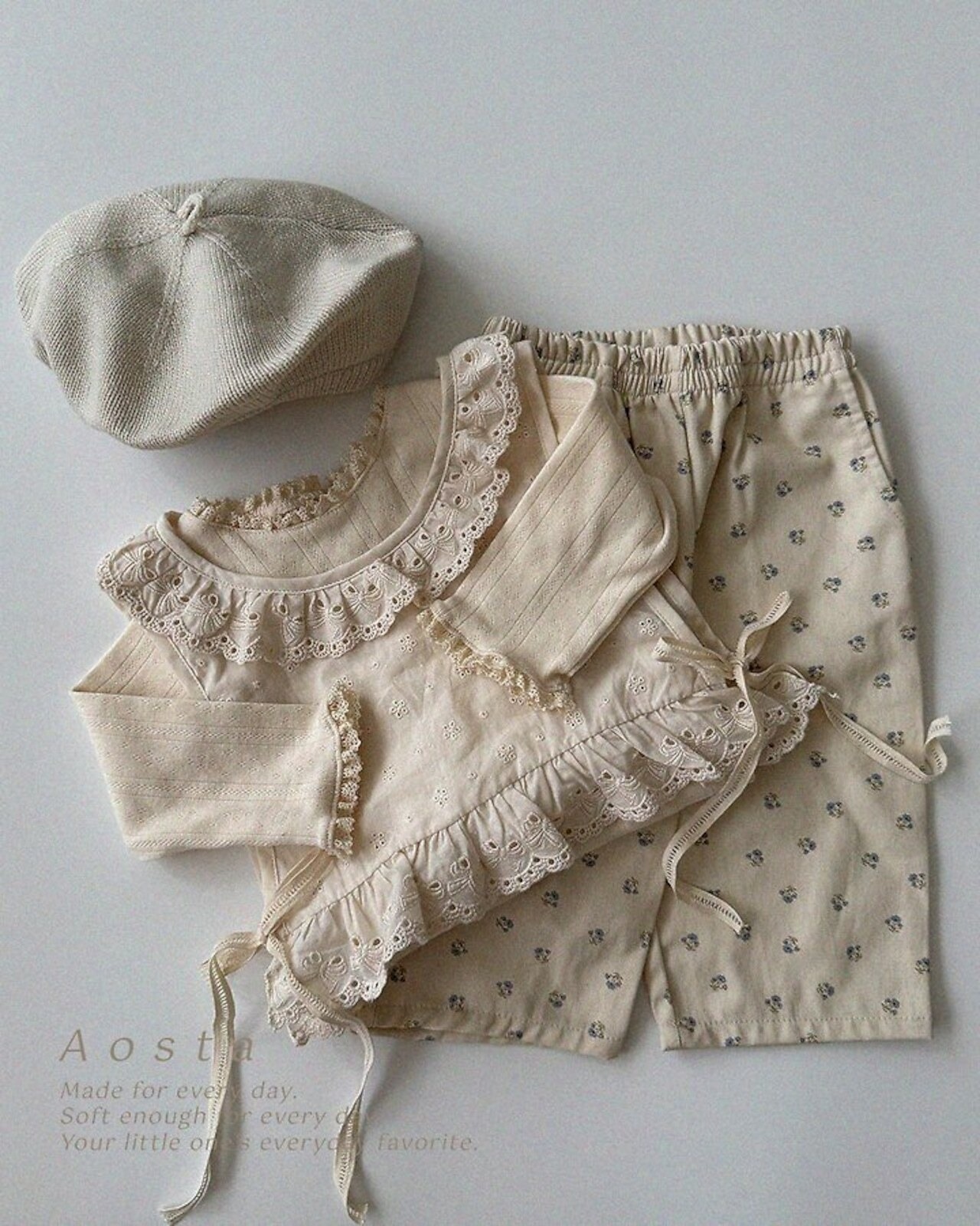 韓国子供服 / 26Autumn / Aosta / ラブパンツ / 秋服 *S~XXL*