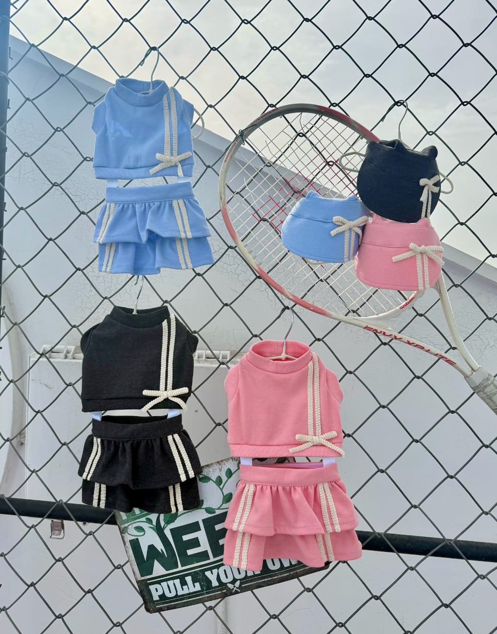 予約【songpyeon】RIBBON TRACK TWO-PIECE SET (3color)