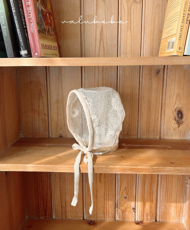 【取寄】valubebe｜mesh knit bonnet hat｜メッシュニットボンネットハット｜FREE｜baby｜26 summer