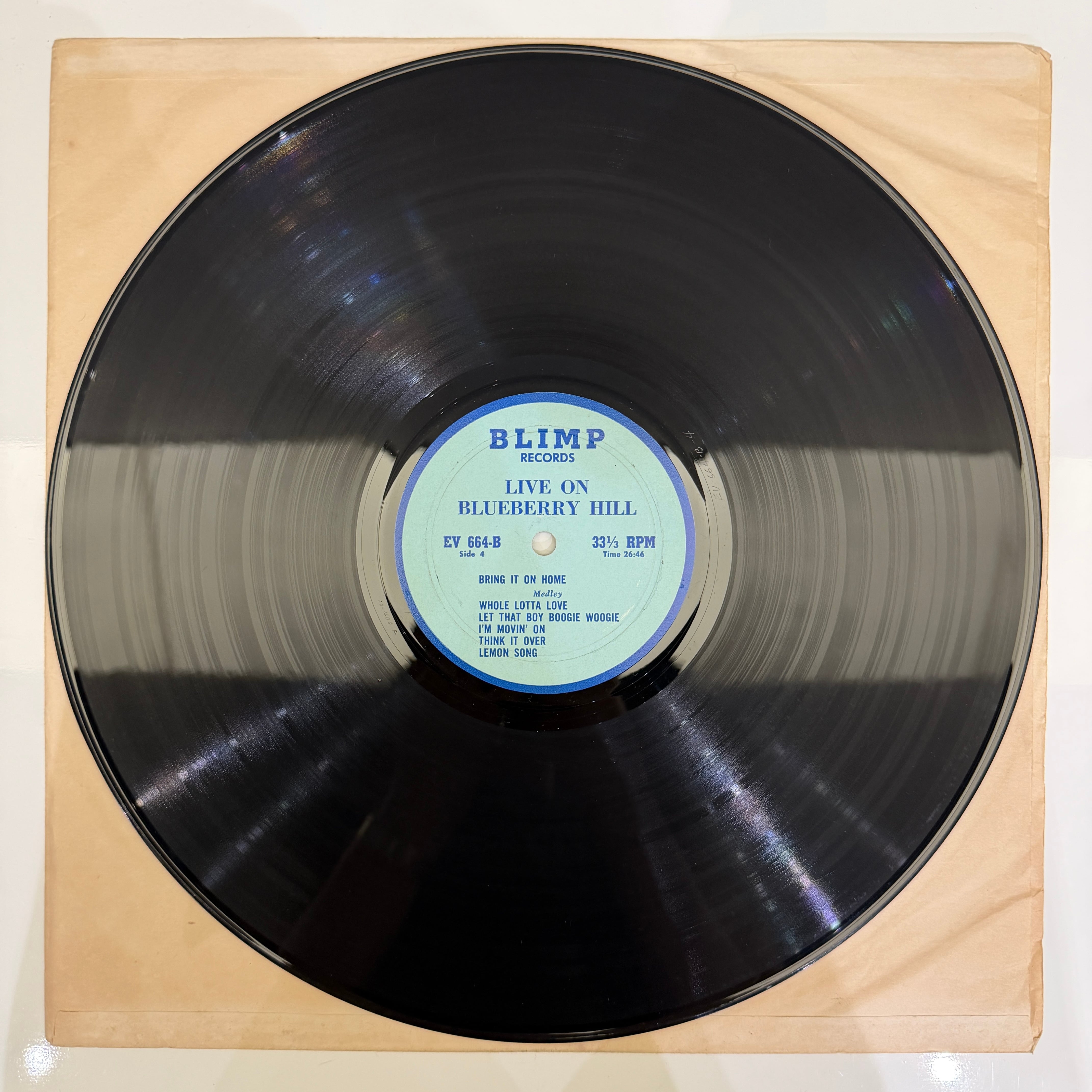 LED ZEPPELIN　Live on Blueberry hill　黒盤 LED ZEPPELIN / Live On Blueberry Hill | 中古レコード通販｜HIPHOP