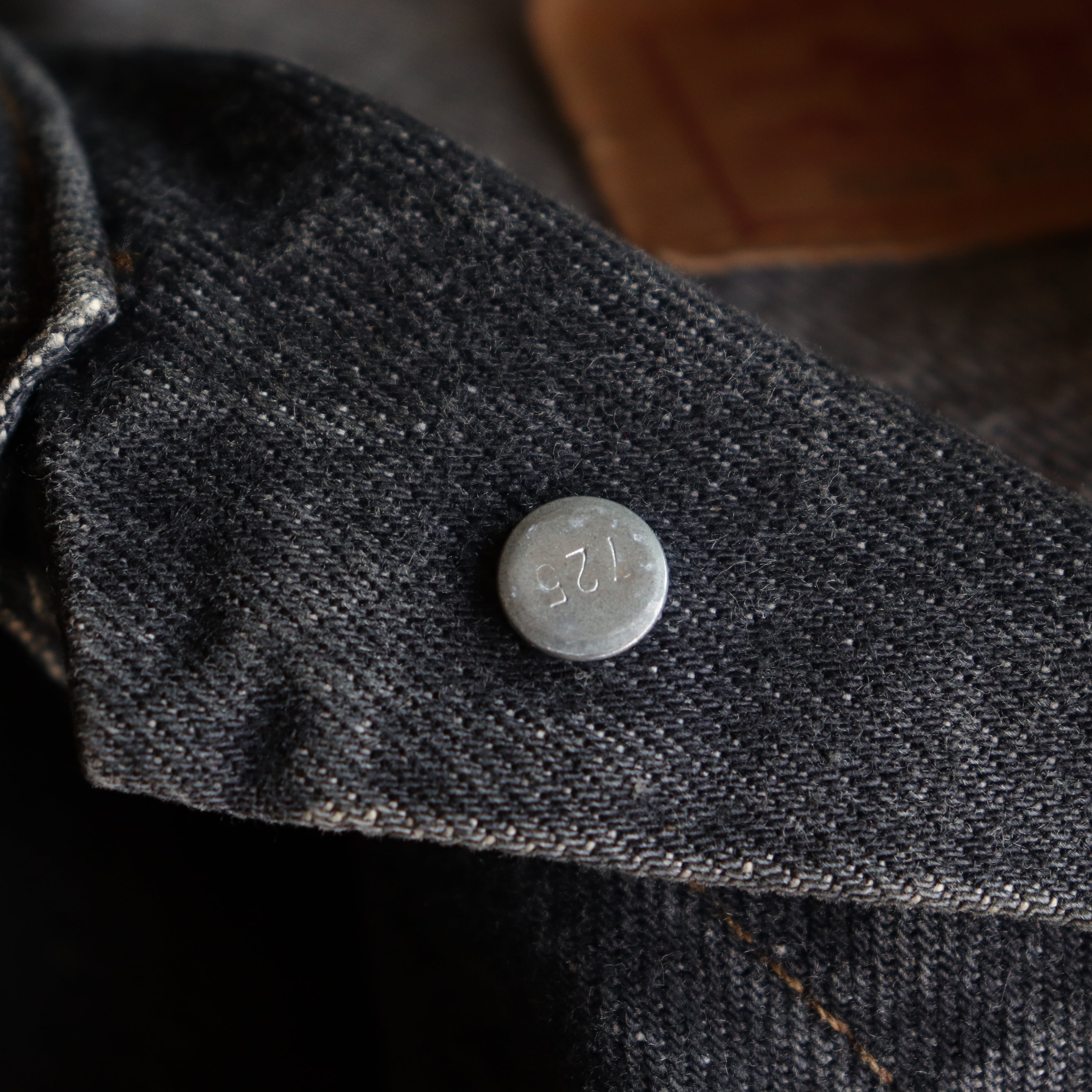 80s 70505 0259 Levi's ブラックデニムジャケット 先染め | LO vintage