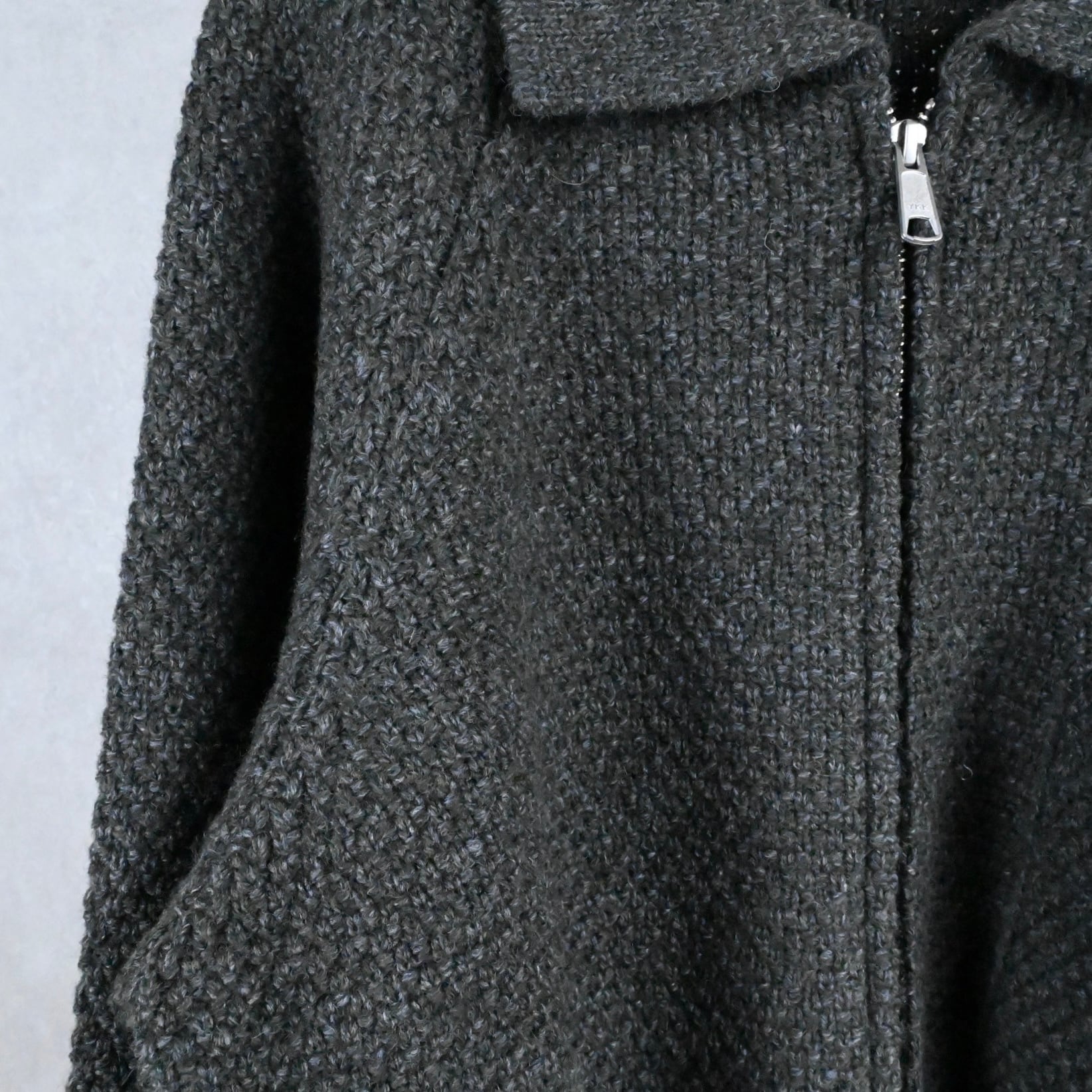 25AW》【STILL BY HAND】5G KNITTED BLOUSON スティルバイハンド