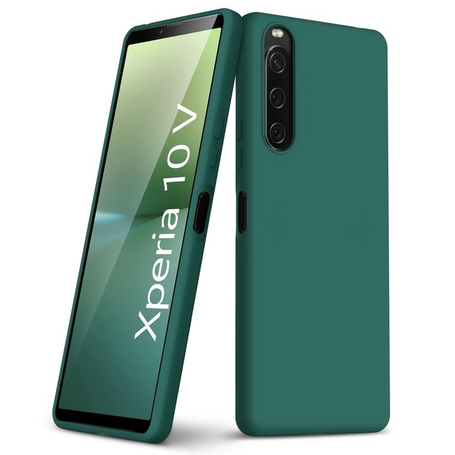 PNEWQNE 対応 Xperia 10 V 用のケース SO-52D SOG11 シリコン 柔軟TPU 耐衝撃 薄型 レンズ保護 軽量 脱着簡単