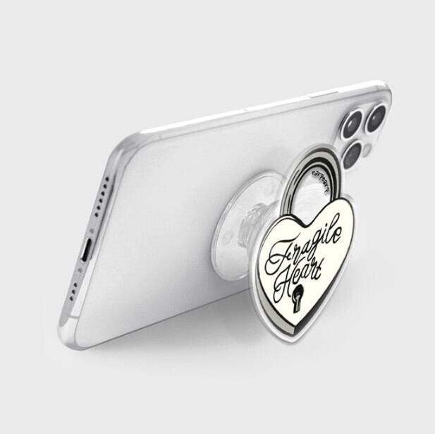 ☆IVE ガウル 着用！！【earpearp】2D ハート·パッドロック | Pay ID