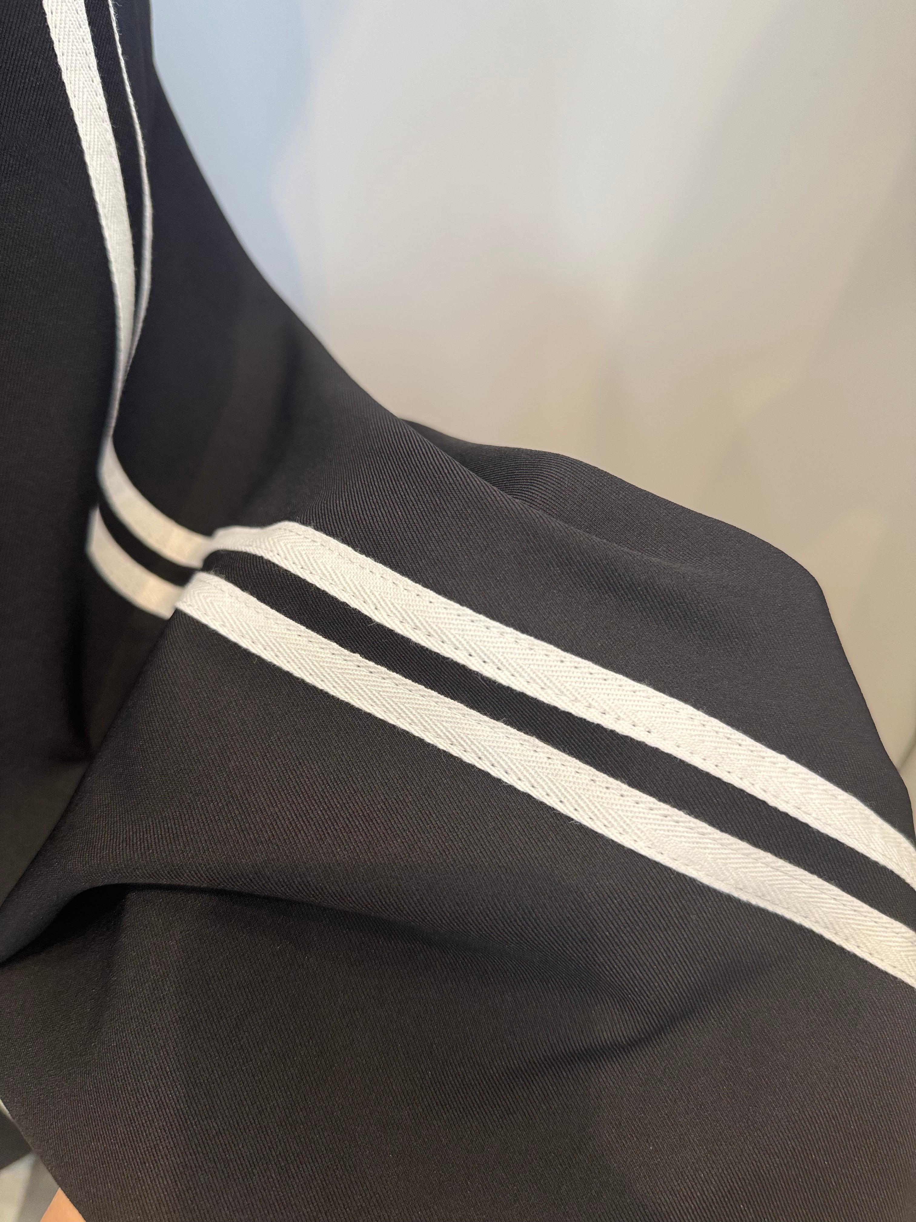 【SELECT】サイドラインジョーゼットパンツ