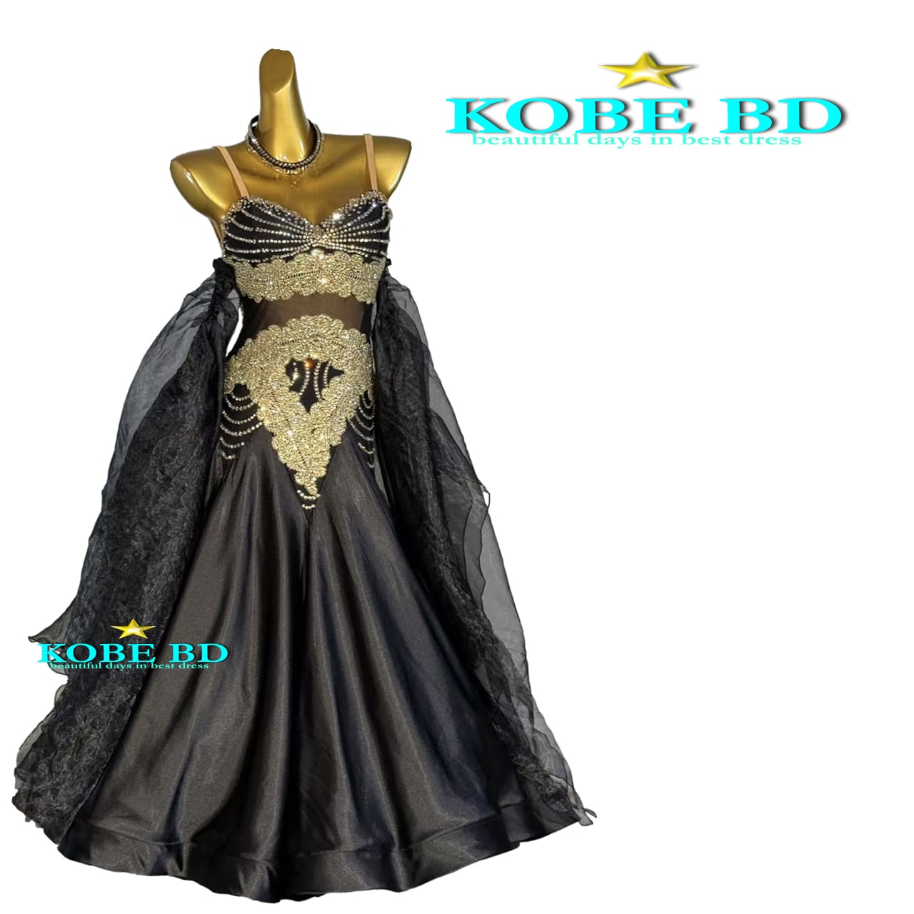 社交ダンスドレス ⑧ 社交ダンスドレス】【セミオーダースタンダードドレス】⭐️【商品番号