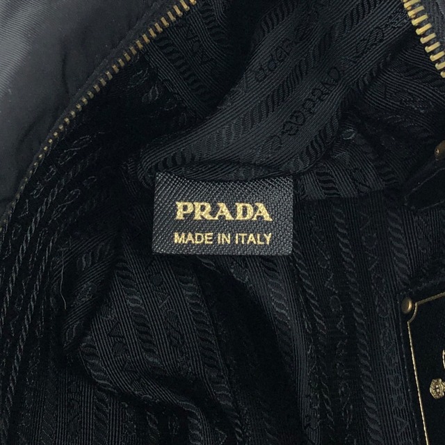 PRADA プラダ ショルダーバッグ ブラック サフィアーノ 2WAY ミニボストン vintage ヴィンテージ オールド 8z5ju7